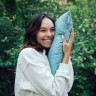 Подушка KLYMIT COAST TRAVEL PILLOW голубая 12CTBL01C